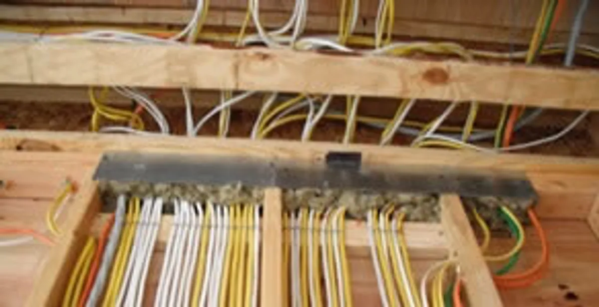new construction wiring services with organized electrical rough-in performed by licensed electricians in San Francisco, CA