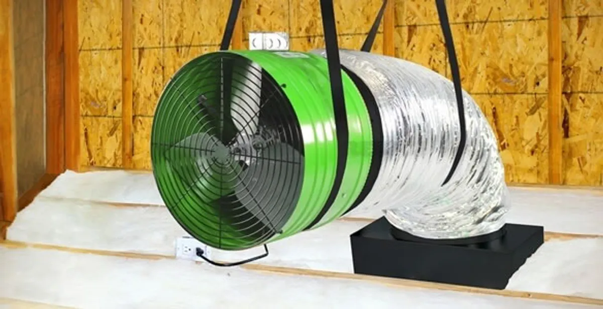 whole house fan installation services with professionally mounted ventilation fan system in San Francisco, CA